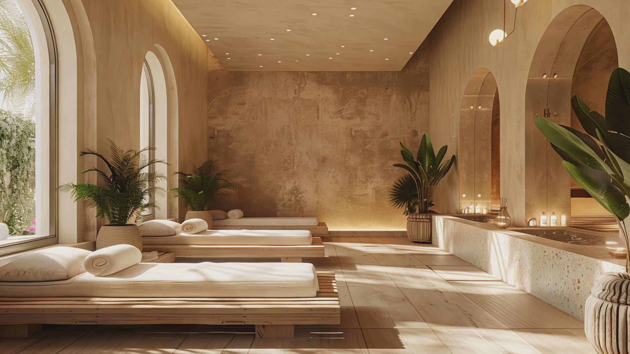 Luxurious and modern Moroccan spa